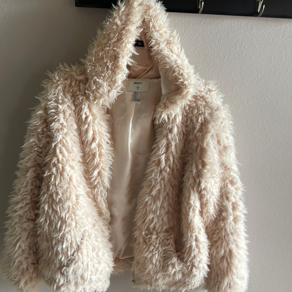 Forever 21 faux fur jacket